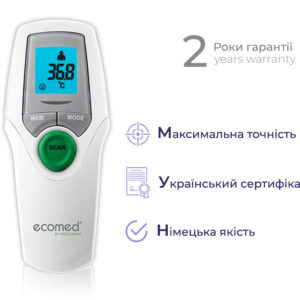 Безконтактний термометр Medisana Ecomed TM-65E - photo2